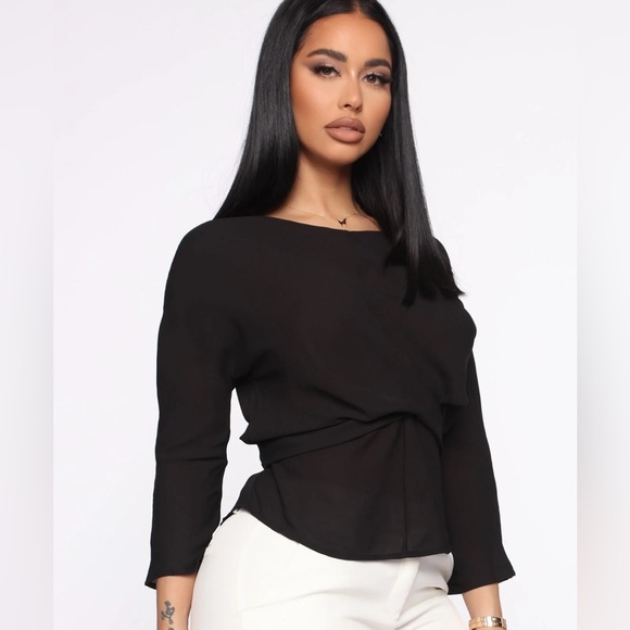 Fashion Nova Meet Me Later Blouse - Picture 3 of 5